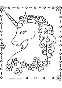 unicorn coloring pages - page 77