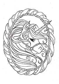 unicorn coloring pages - page 79