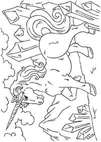 unicorn coloring pages - page 80