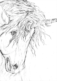 unicorn coloring pages - page 84