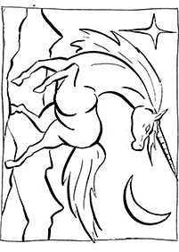 unicorn coloring pages - page 85