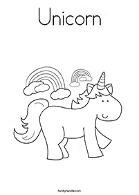 unicorn coloring pages - page 88