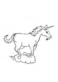 unicorn coloring pages - page 91