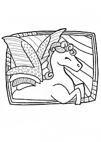 unicorn coloring pages - page 95