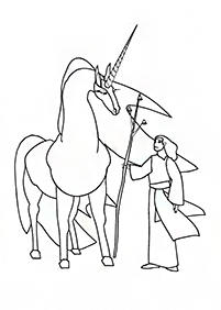 unicorn coloring pages - page 96