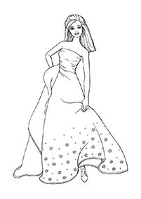 barbie coloring pages - page 1