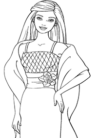 barbie coloring pages - page 10