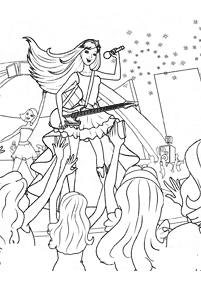 barbie coloring pages - page 107