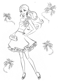 barbie coloring pages - page 113