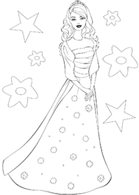barbie coloring pages - page 13