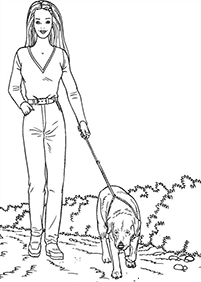 barbie coloring pages - page 35