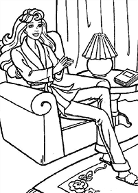 barbie coloring pages - page 43