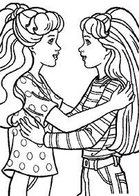 barbie coloring pages - page 47