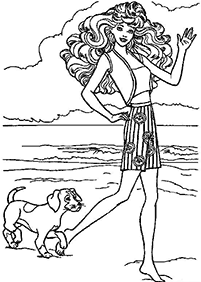 barbie coloring pages - page 48