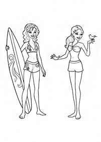 barbie coloring pages - page 49