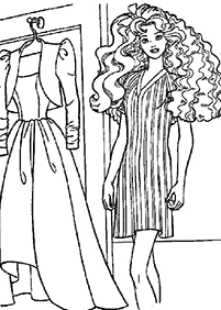 barbie coloring pages - page 50