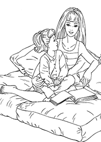 barbie coloring pages - page 52