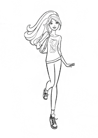 barbie coloring pages - page 53