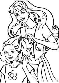 barbie coloring pages - page 55
