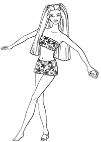barbie coloring pages - page 6