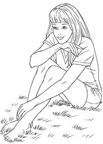 barbie coloring pages - page 7