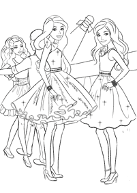 barbie coloring pages - page 88