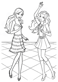 barbie coloring pages - page 90