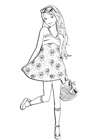 barbie coloring pages - page 96