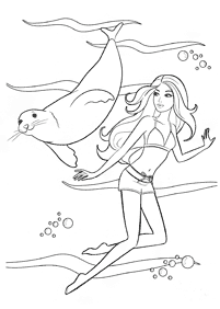 barbie coloring pages - page 98