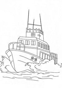 boat coloring pages - page 16