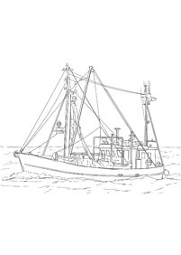 boat coloring pages - page 30