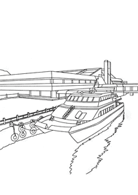 boat coloring pages - page 8