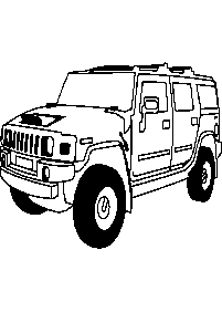 car coloring pages - page 10