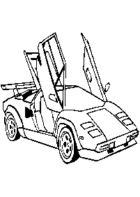 car coloring pages - page 37