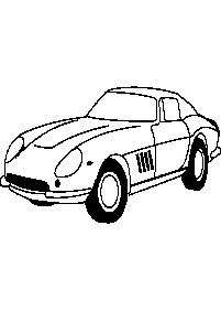 car coloring pages - page 49