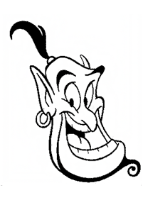 aladdin coloring pages - page 100