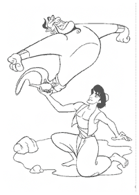 aladdin coloring pages - page 11