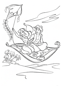 aladdin coloring pages - page 111