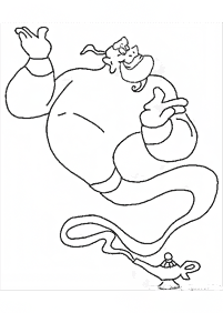 aladdin coloring pages - page 112