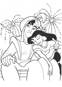 aladdin coloring pages - page 113