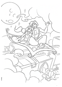 aladdin coloring pages - page 115