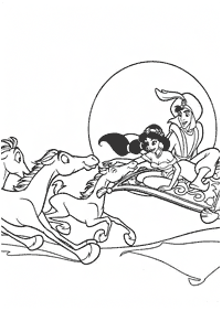 aladdin coloring pages - page 117