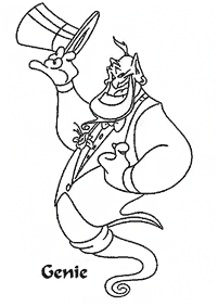 aladdin coloring pages - page 118