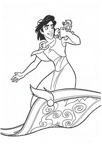 aladdin coloring pages - Page 21