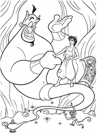 aladdin coloring pages - Page 22