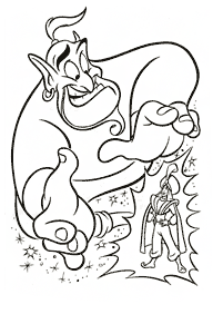 aladdin coloring pages - Page 27