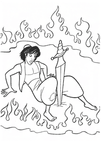 aladdin coloring pages - Page 29