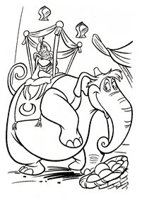 aladdin coloring pages - page 3