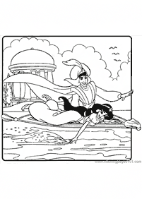 aladdin coloring pages - page 40