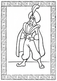 aladdin coloring pages - page 5